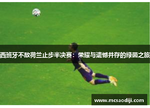 西班牙不敌荷兰止步半决赛：荣耀与遗憾并存的绿茵之旅