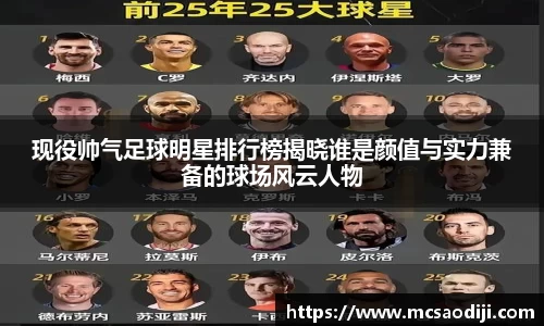 现役帅气足球明星排行榜揭晓谁是颜值与实力兼备的球场风云人物